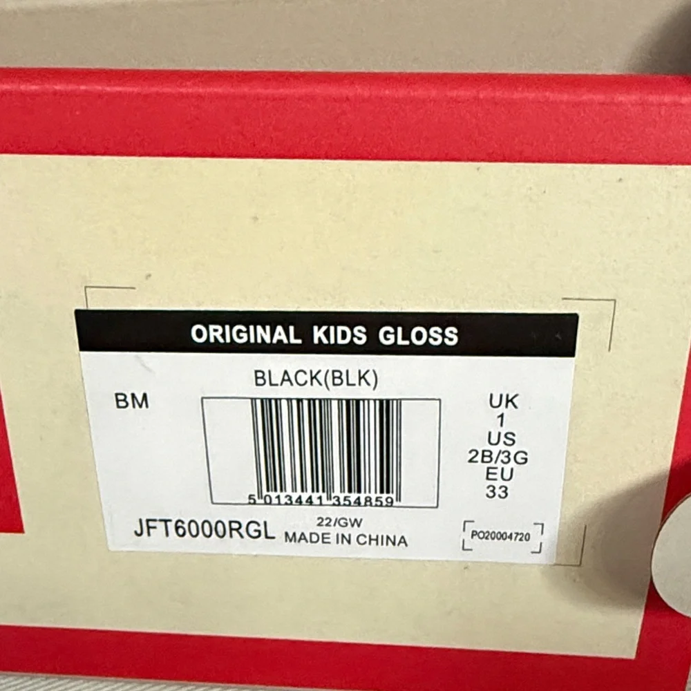 Hunter Girls Black Rain Boots “Big Kids Original Gloss” Never Worn still in box. - Picture 3 of 3